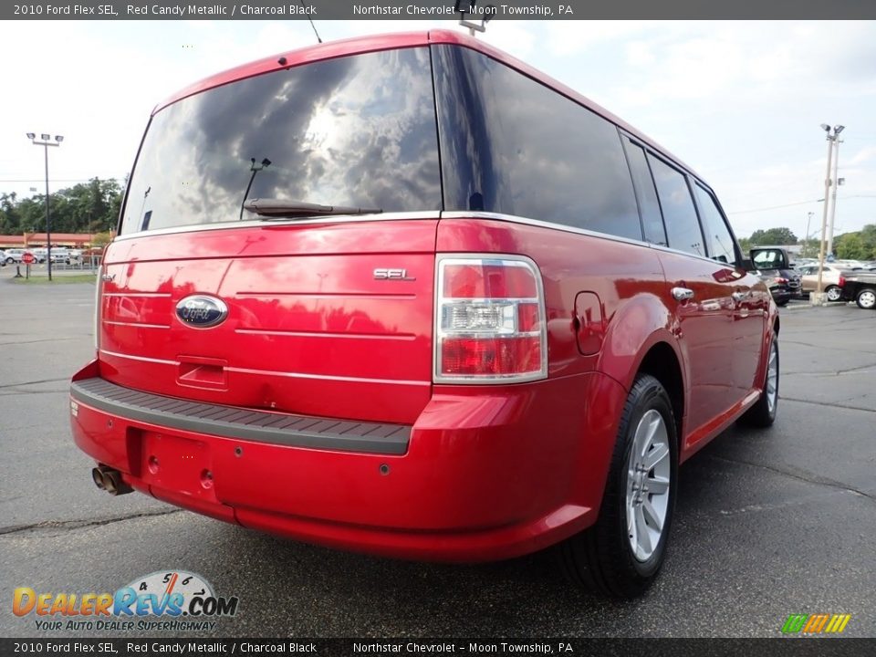 2010 Ford Flex SEL Red Candy Metallic / Charcoal Black Photo #8