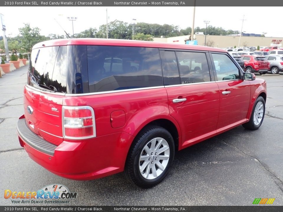 2010 Ford Flex SEL Red Candy Metallic / Charcoal Black Photo #9