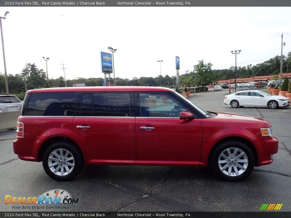 2010 Ford Flex SEL Red Candy Metallic / Charcoal Black Photo #10