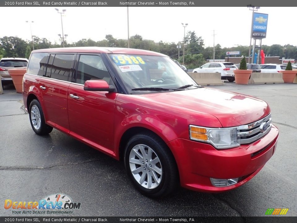 2010 Ford Flex SEL Red Candy Metallic / Charcoal Black Photo #11