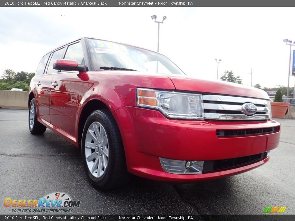 2010 Ford Flex SEL Red Candy Metallic / Charcoal Black Photo #12