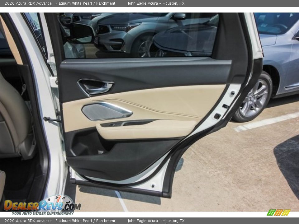 2020 Acura RDX Advance Platinum White Pearl / Parchment Photo #22