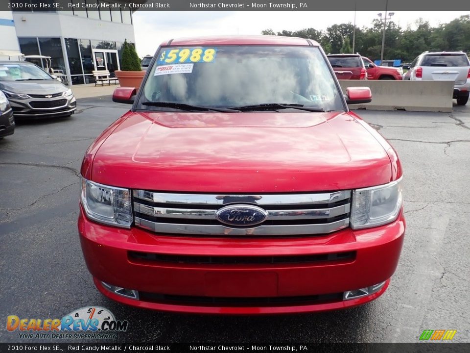 2010 Ford Flex SEL Red Candy Metallic / Charcoal Black Photo #13