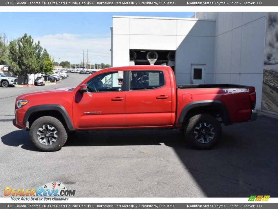 2018 Toyota Tacoma TRD Off Road Double Cab 4x4 Barcelona Red Metallic / Graphite w/Gun Metal Photo #3