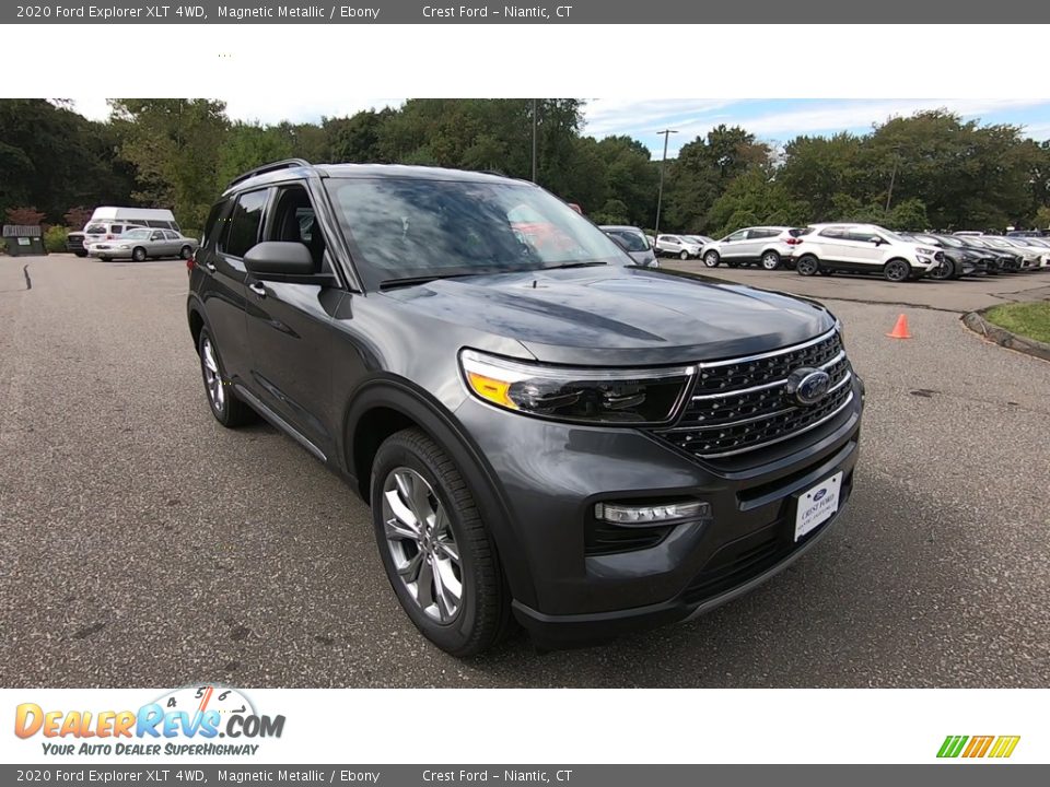 2020 Ford Explorer XLT 4WD Magnetic Metallic / Ebony Photo #1
