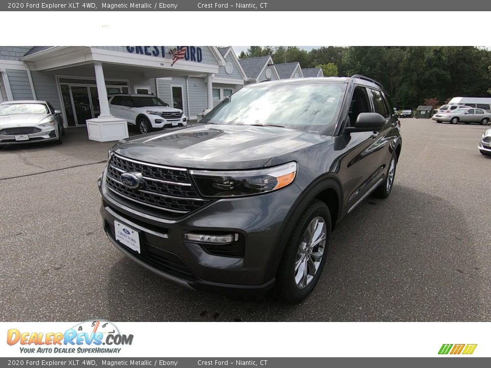 2020 Ford Explorer XLT 4WD Magnetic Metallic / Ebony Photo #3