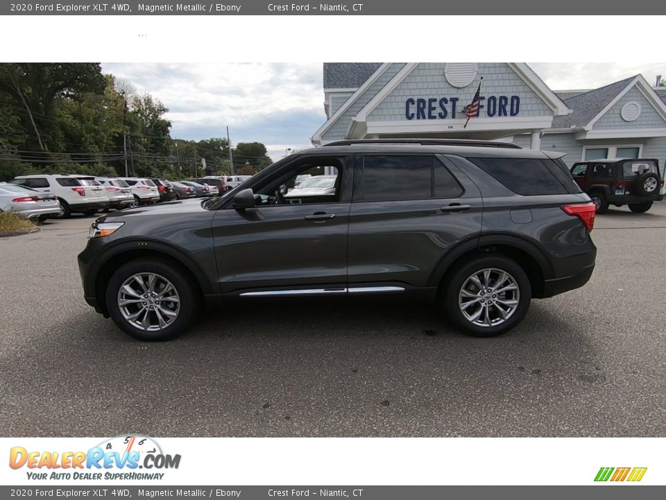 2020 Ford Explorer XLT 4WD Magnetic Metallic / Ebony Photo #4