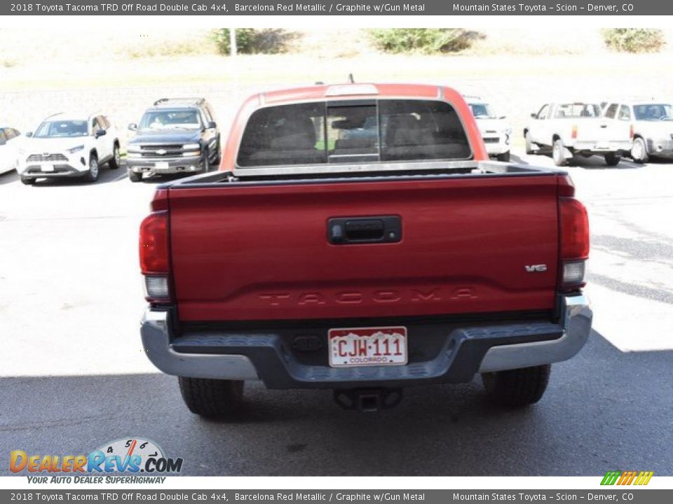 2018 Toyota Tacoma TRD Off Road Double Cab 4x4 Barcelona Red Metallic / Graphite w/Gun Metal Photo #5