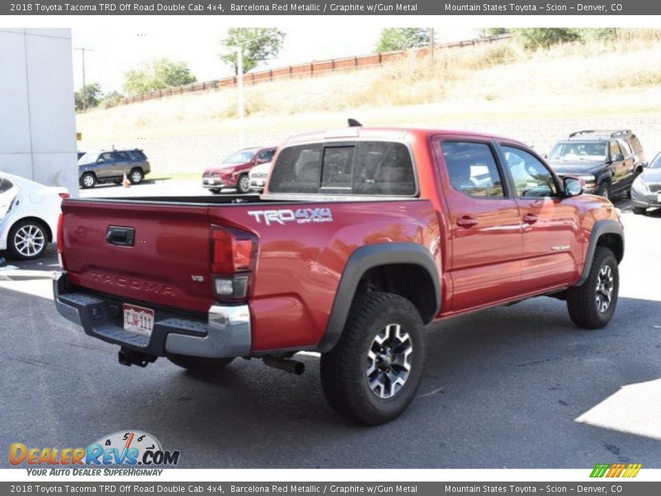 2018 Toyota Tacoma TRD Off Road Double Cab 4x4 Barcelona Red Metallic / Graphite w/Gun Metal Photo #6