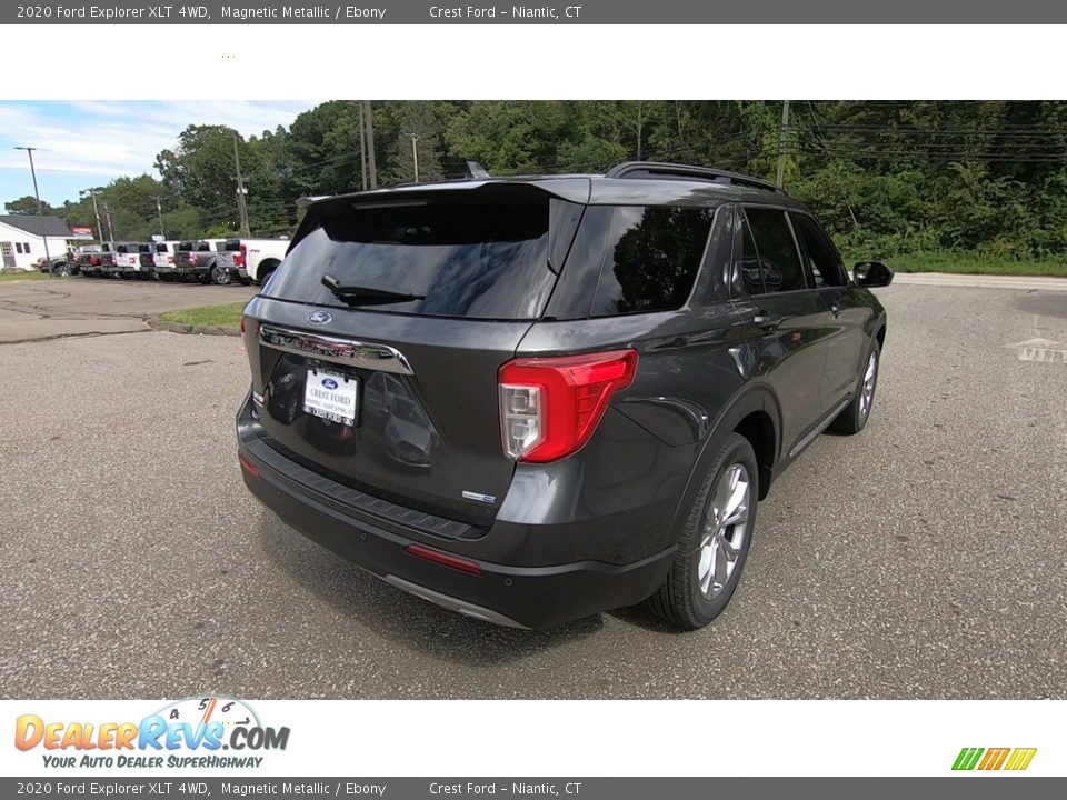 2020 Ford Explorer XLT 4WD Magnetic Metallic / Ebony Photo #7