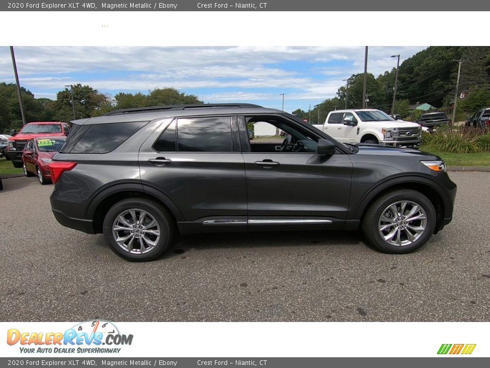 2020 Ford Explorer XLT 4WD Magnetic Metallic / Ebony Photo #8