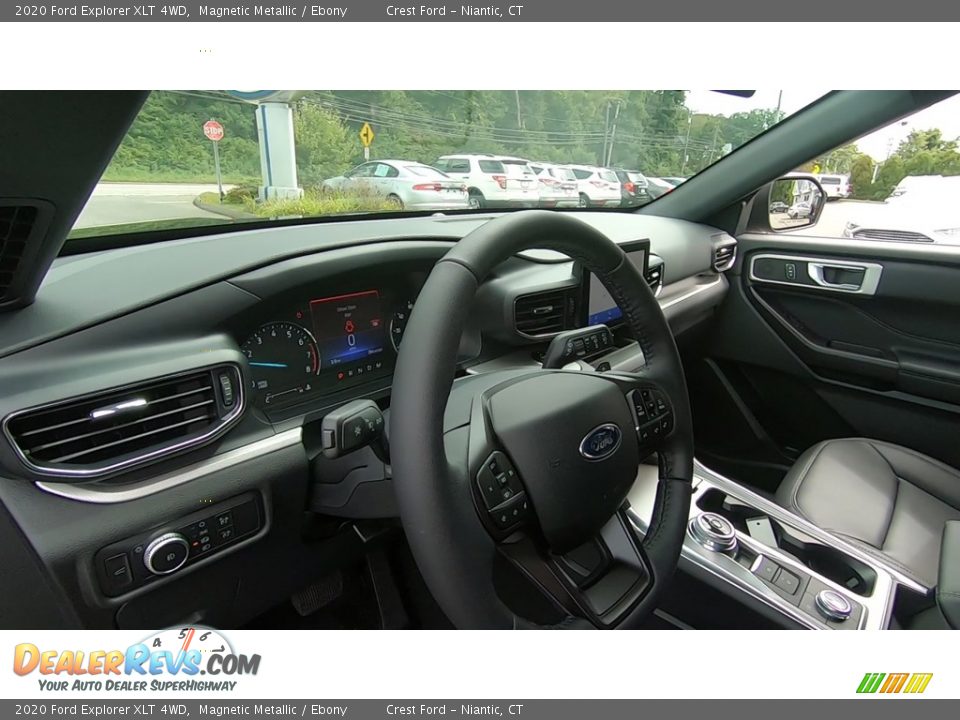 2020 Ford Explorer XLT 4WD Magnetic Metallic / Ebony Photo #10