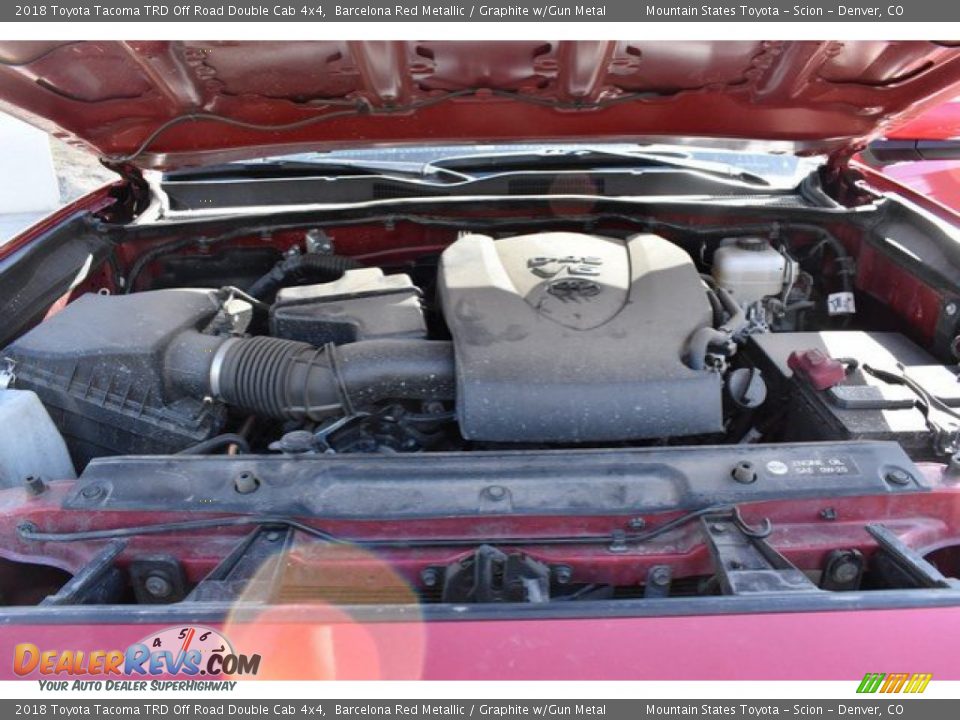 2018 Toyota Tacoma TRD Off Road Double Cab 4x4 Barcelona Red Metallic / Graphite w/Gun Metal Photo #9