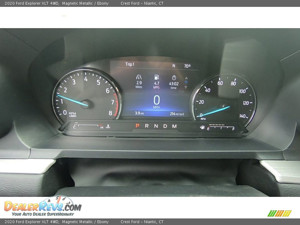2020 Ford Explorer XLT 4WD Magnetic Metallic / Ebony Photo #13
