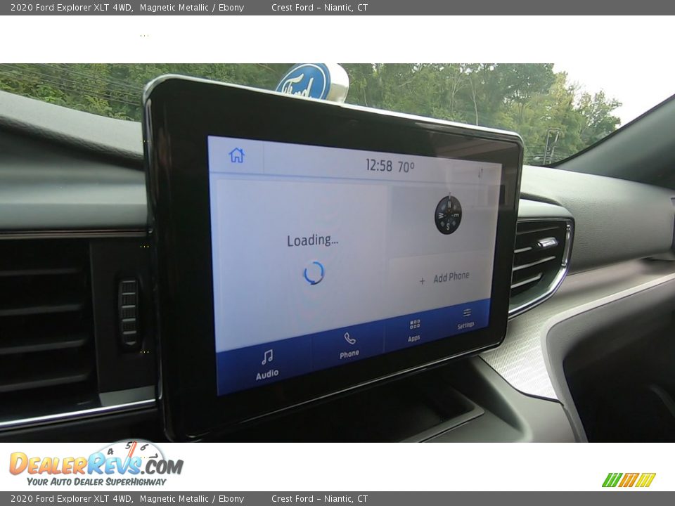 2020 Ford Explorer XLT 4WD Magnetic Metallic / Ebony Photo #14