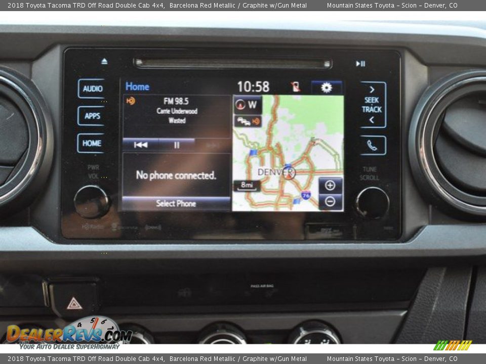 2018 Toyota Tacoma TRD Off Road Double Cab 4x4 Barcelona Red Metallic / Graphite w/Gun Metal Photo #11