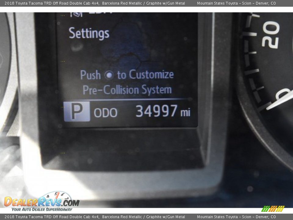 2018 Toyota Tacoma TRD Off Road Double Cab 4x4 Barcelona Red Metallic / Graphite w/Gun Metal Photo #12