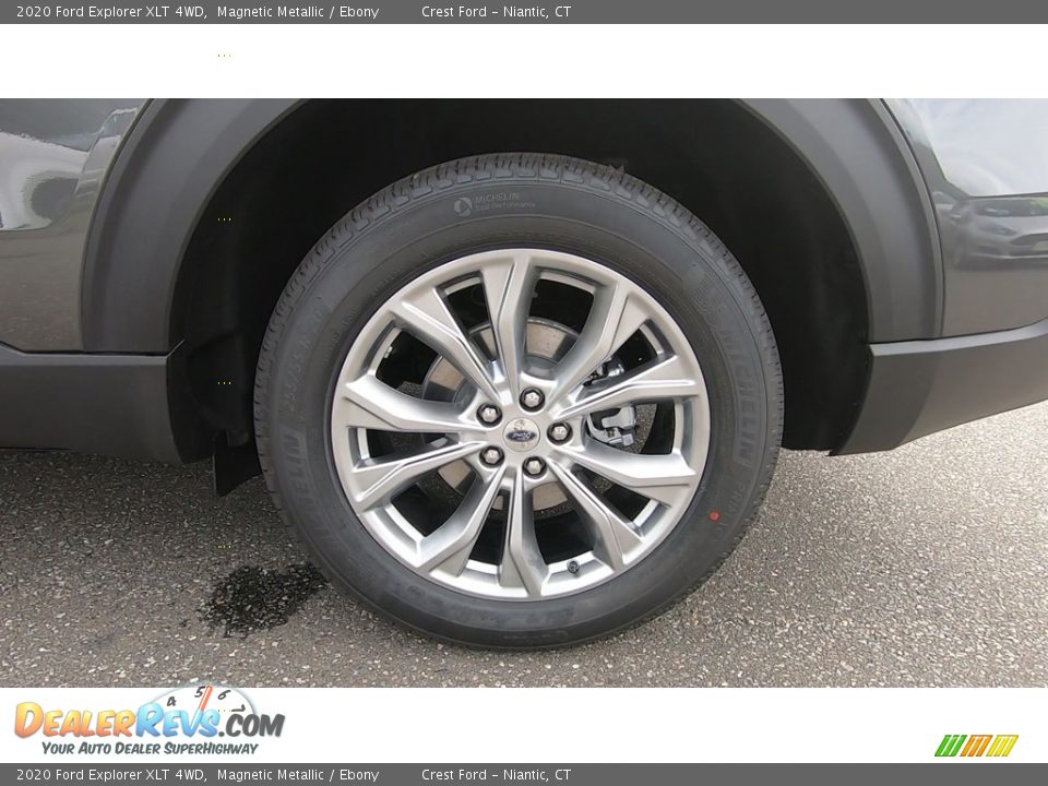 2020 Ford Explorer XLT 4WD Magnetic Metallic / Ebony Photo #19