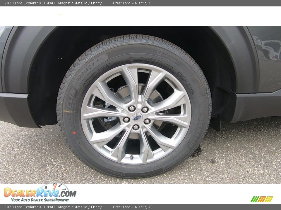 2020 Ford Explorer XLT 4WD Magnetic Metallic / Ebony Photo #21