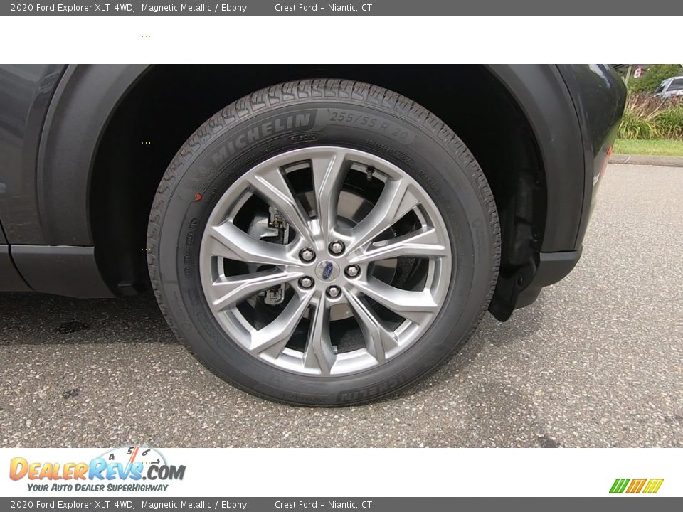 2020 Ford Explorer XLT 4WD Magnetic Metallic / Ebony Photo #26
