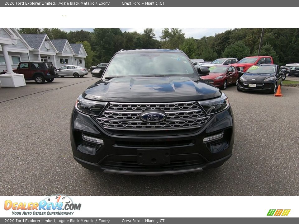 2020 Ford Explorer Limited Agate Black Metallic / Ebony Photo #2