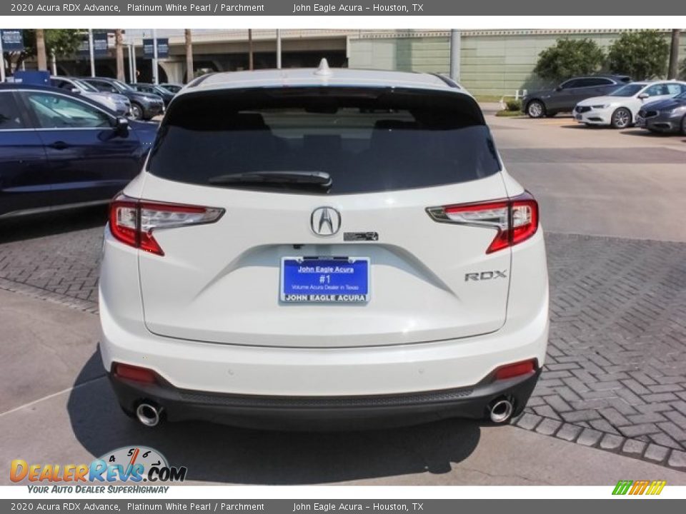2020 Acura RDX Advance Platinum White Pearl / Parchment Photo #6