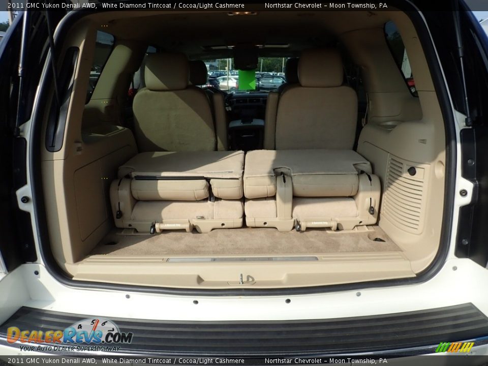 2011 GMC Yukon Denali AWD White Diamond Tintcoat / Cocoa/Light Cashmere Photo #7