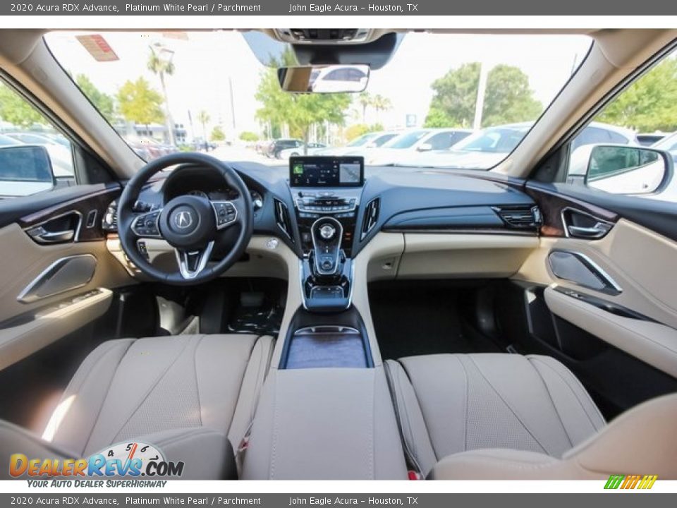2020 Acura RDX Advance Platinum White Pearl / Parchment Photo #9
