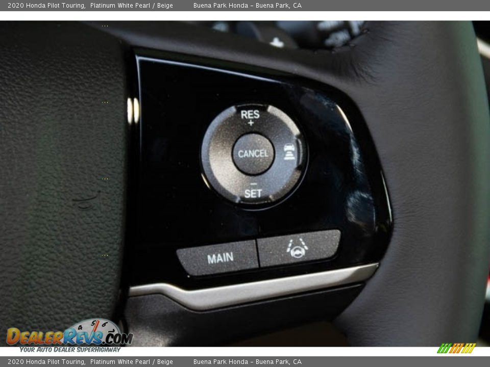 2020 Honda Pilot Touring Platinum White Pearl / Beige Photo #22