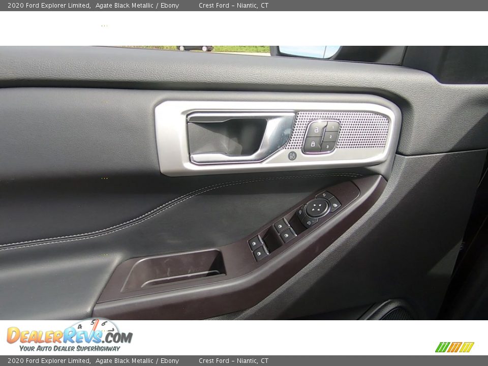 2020 Ford Explorer Limited Agate Black Metallic / Ebony Photo #13