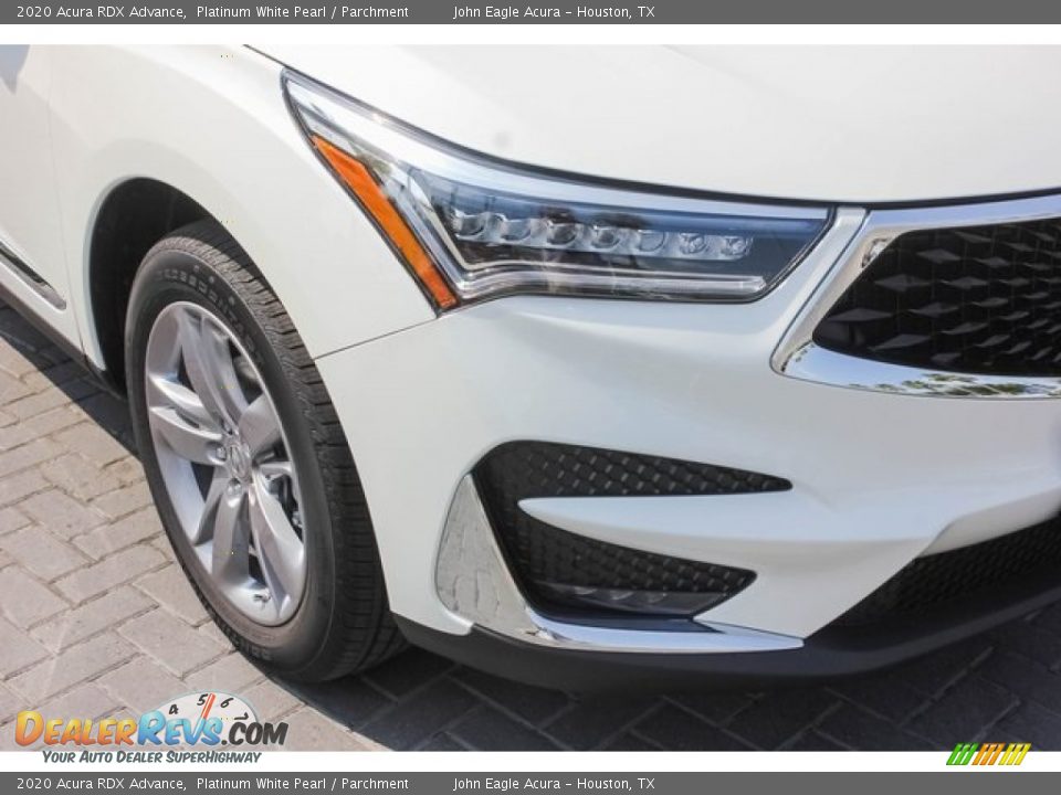 2020 Acura RDX Advance Platinum White Pearl / Parchment Photo #10