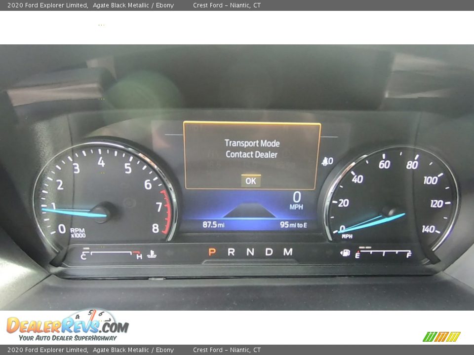 2020 Ford Explorer Limited Agate Black Metallic / Ebony Photo #14