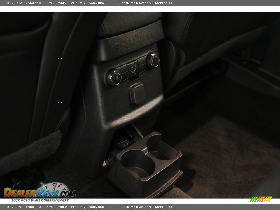 2017 Ford Explorer XLT 4WD White Platinum / Ebony Black Photo #22