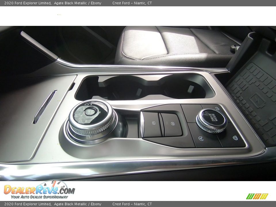 2020 Ford Explorer Limited Agate Black Metallic / Ebony Photo #17