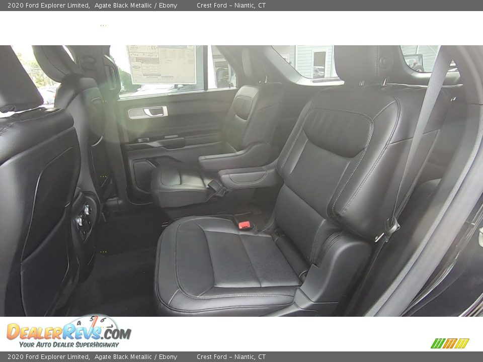 2020 Ford Explorer Limited Agate Black Metallic / Ebony Photo #18