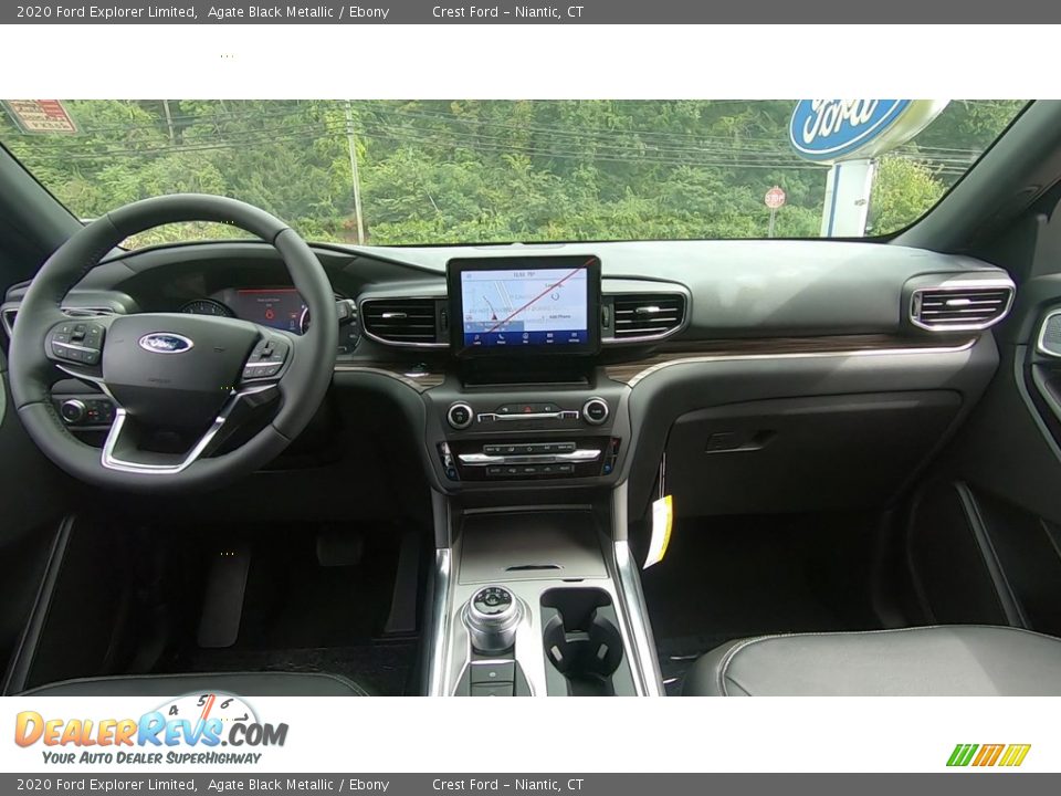 2020 Ford Explorer Limited Agate Black Metallic / Ebony Photo #19