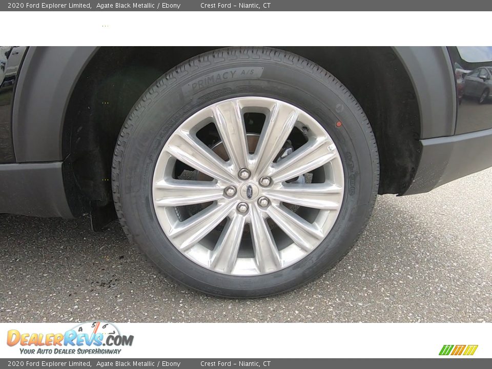 2020 Ford Explorer Limited Agate Black Metallic / Ebony Photo #20