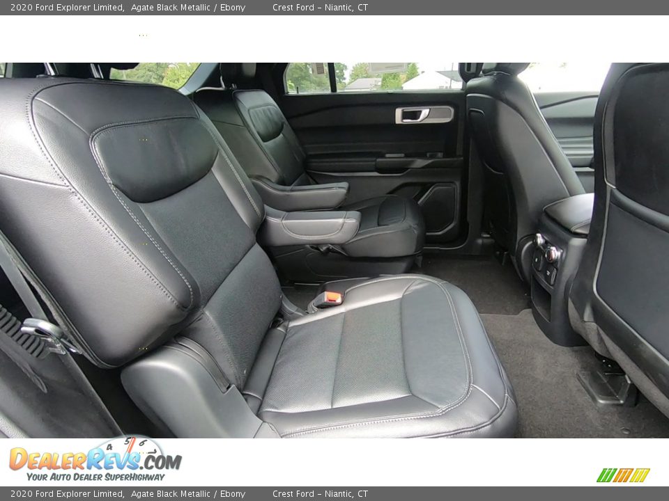 2020 Ford Explorer Limited Agate Black Metallic / Ebony Photo #23