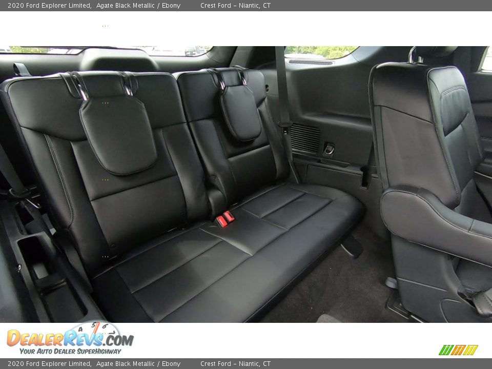 2020 Ford Explorer Limited Agate Black Metallic / Ebony Photo #24