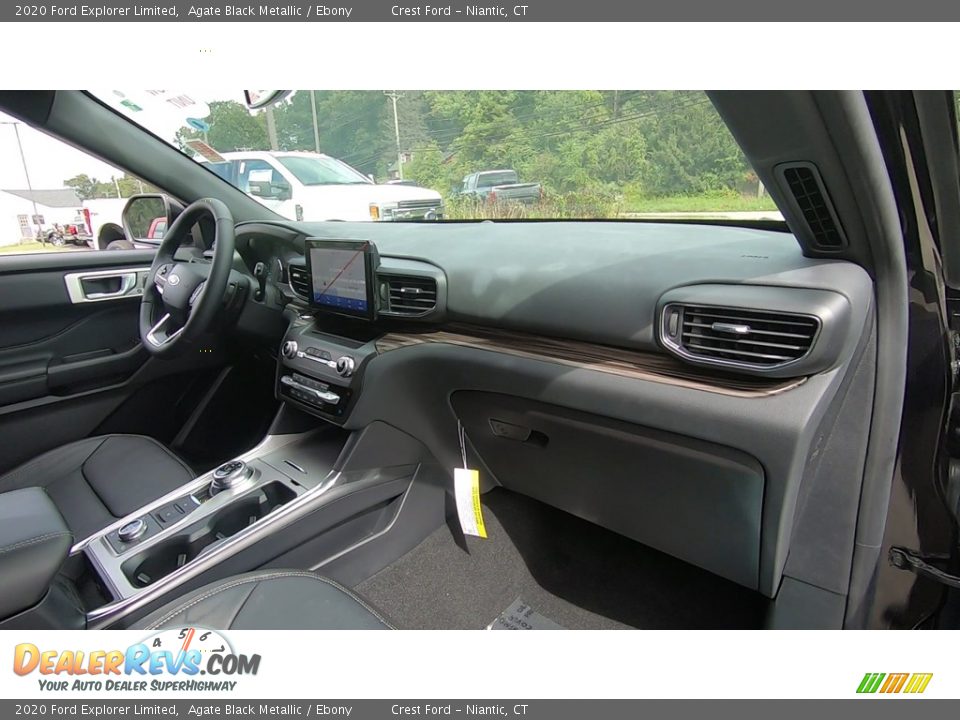 2020 Ford Explorer Limited Agate Black Metallic / Ebony Photo #26
