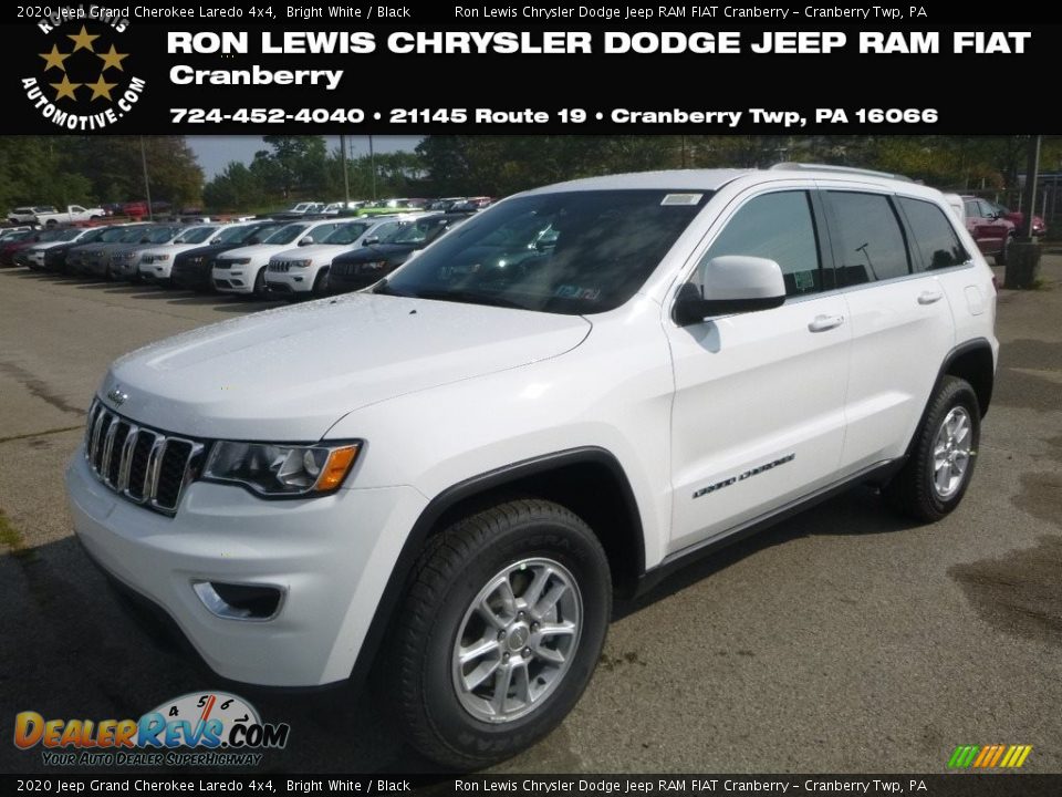 2020 Jeep Grand Cherokee Laredo 4x4 Bright White / Black Photo #1