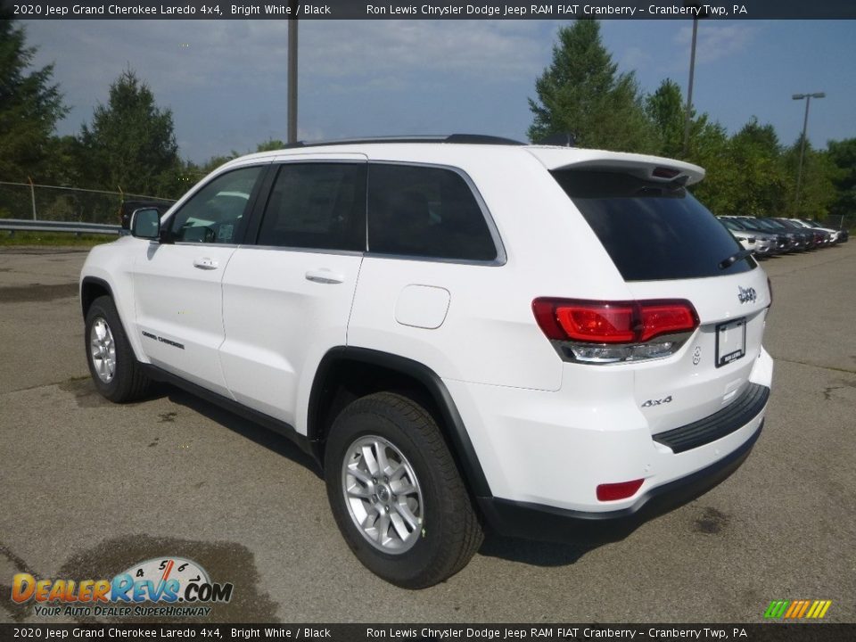 2020 Jeep Grand Cherokee Laredo 4x4 Bright White / Black Photo #3