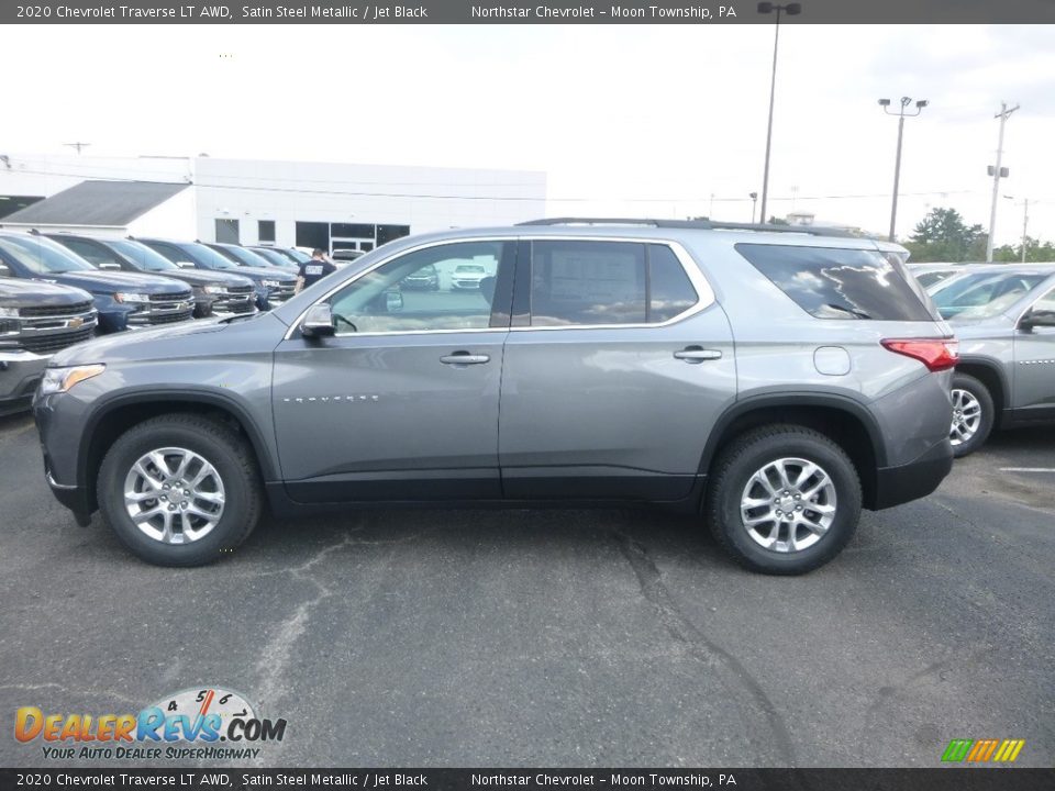 2020 Chevrolet Traverse LT AWD Satin Steel Metallic / Jet Black Photo #2