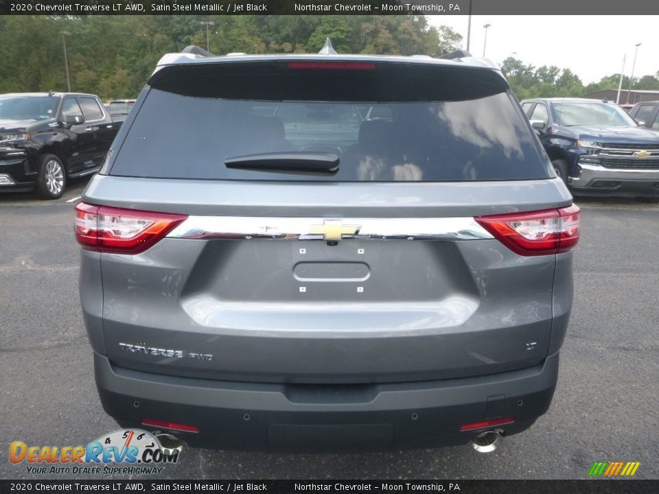 2020 Chevrolet Traverse LT AWD Satin Steel Metallic / Jet Black Photo #4