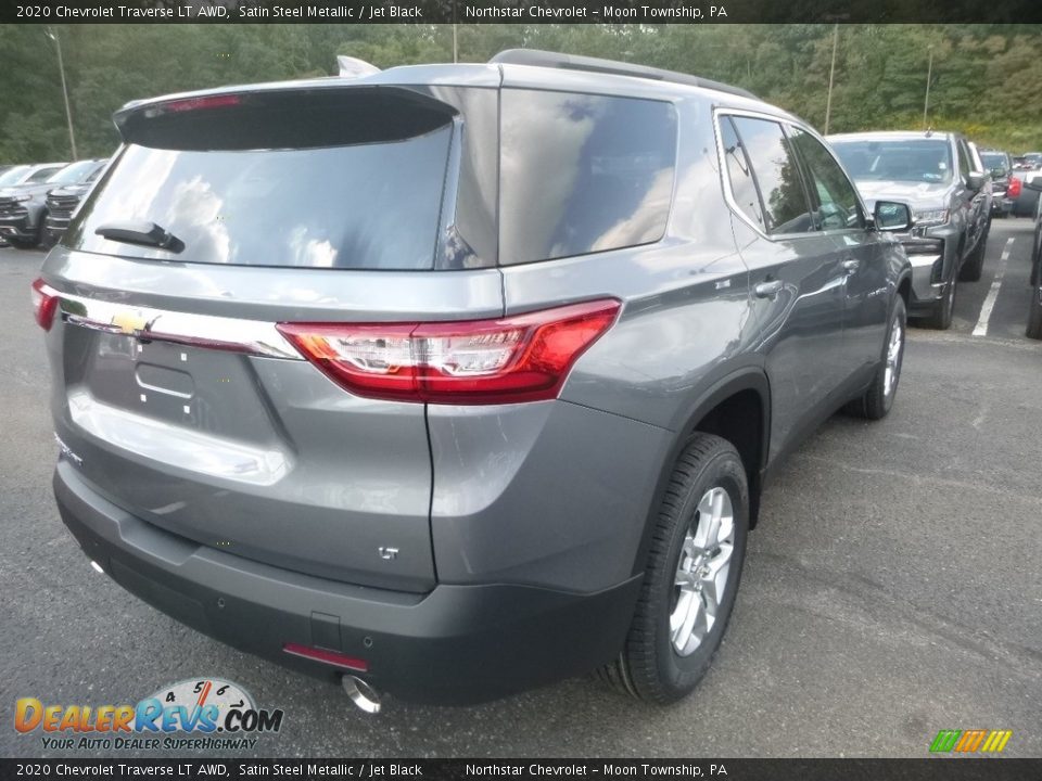 2020 Chevrolet Traverse LT AWD Satin Steel Metallic / Jet Black Photo #5