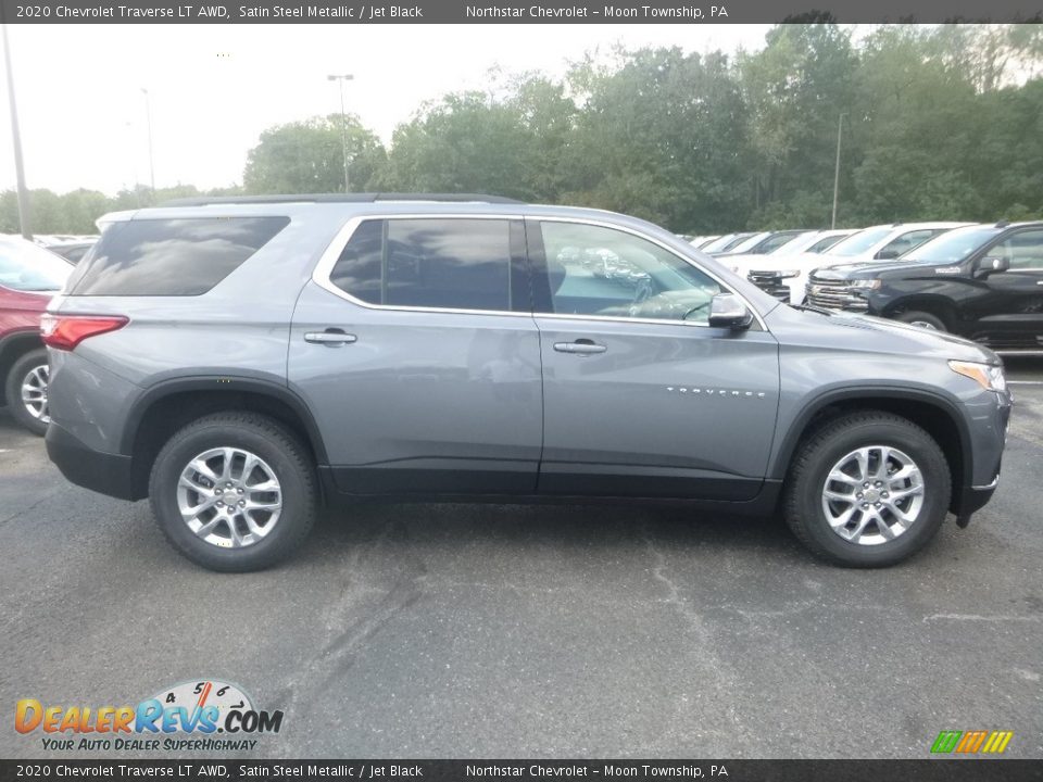 2020 Chevrolet Traverse LT AWD Satin Steel Metallic / Jet Black Photo #6
