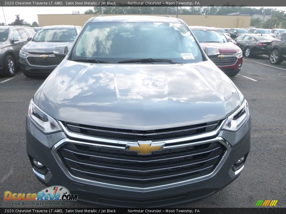 2020 Chevrolet Traverse LT AWD Satin Steel Metallic / Jet Black Photo #8
