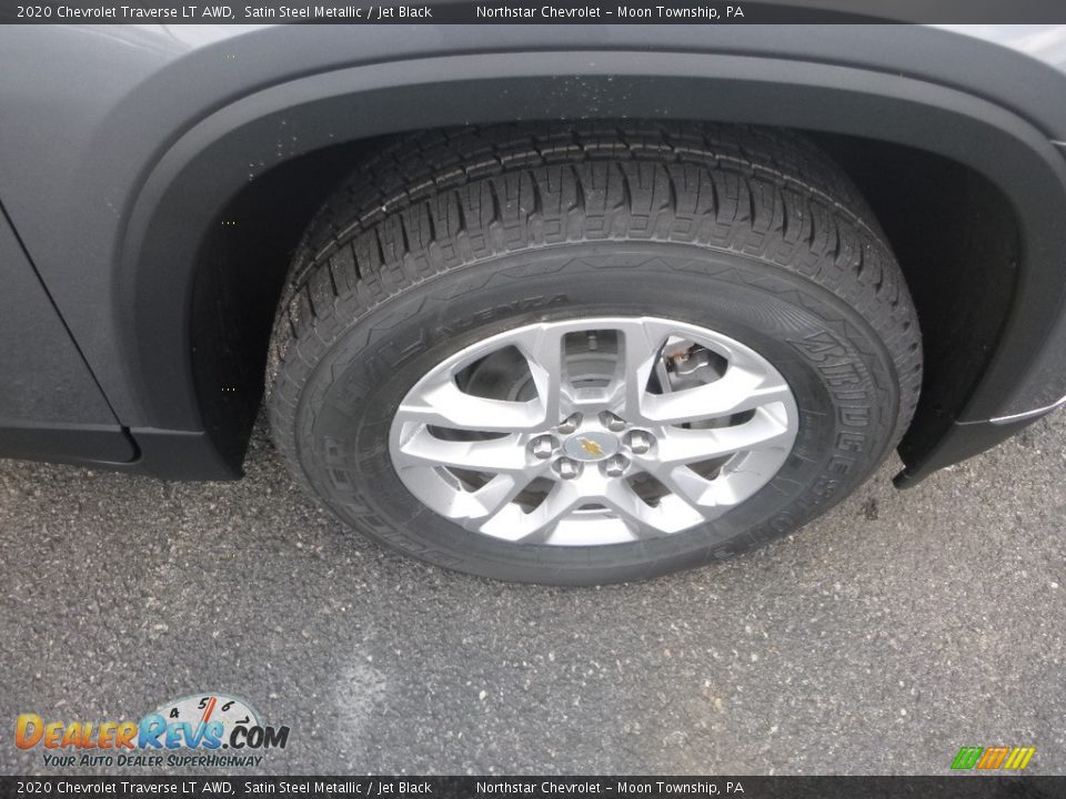 2020 Chevrolet Traverse LT AWD Satin Steel Metallic / Jet Black Photo #9