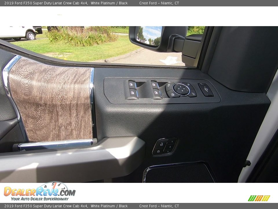 2019 Ford F350 Super Duty Lariat Crew Cab 4x4 White Platinum / Black Photo #12