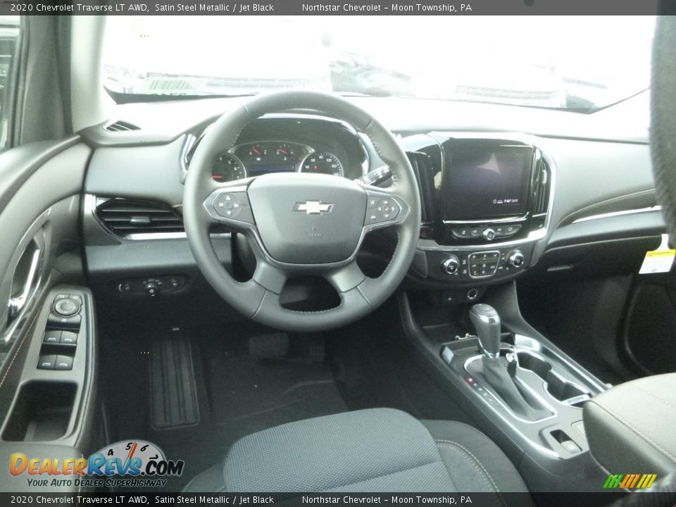 2020 Chevrolet Traverse LT AWD Satin Steel Metallic / Jet Black Photo #14
